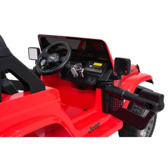 JOKO Elektrické autíčko Jeep Wrangler Rubicon LIFT, červené