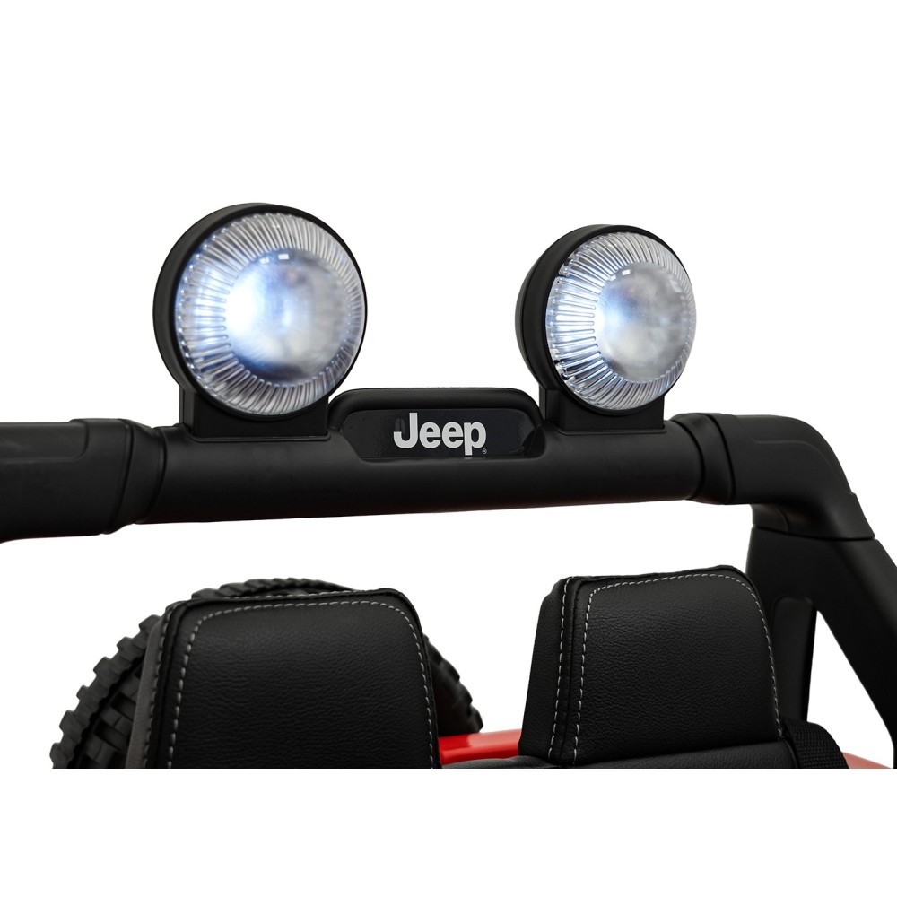 JOKO Elektrické autíčko Jeep Wrangler Rubicon LIFT, červené