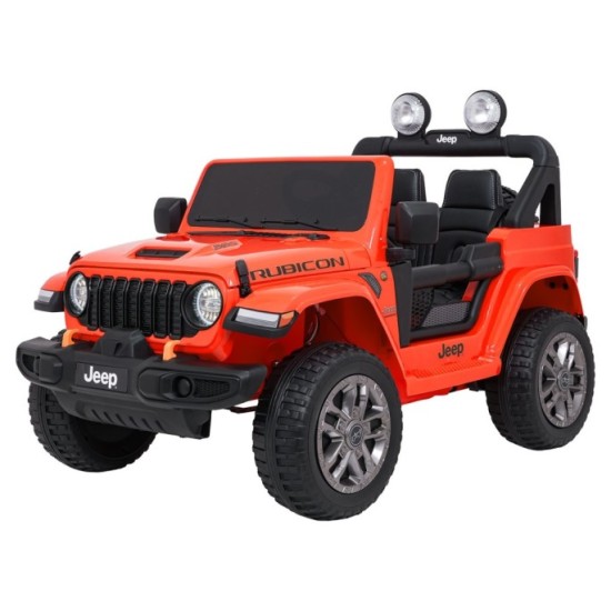 JOKO Elektrické atutíčko Jeep Wrangler Rubicon LIFT, oranžové