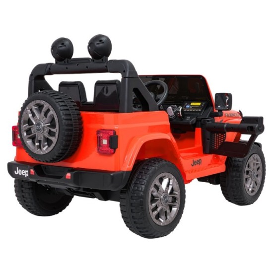 JOKO Elektrické atutíčko Jeep Wrangler Rubicon LIFT, oranžové