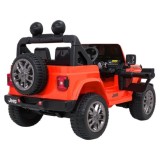 JOKO Elektrické atutíčko Jeep Wrangler Rubicon LIFT, oranžové