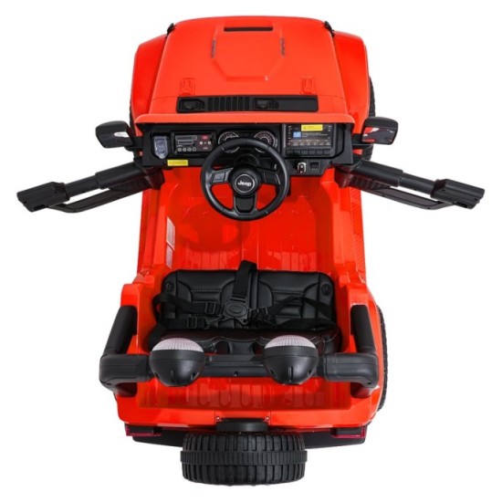 JOKO Elektrické atutíčko Jeep Wrangler Rubicon LIFT, oranžové