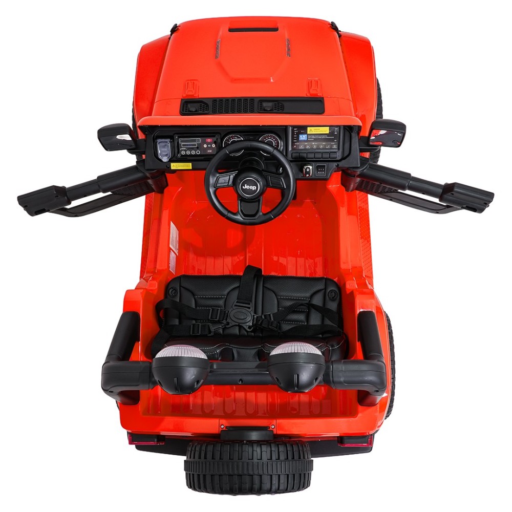 JOKO Elektrické atutíčko Jeep Wrangler Rubicon LIFT, oranžové