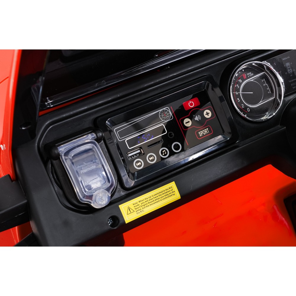 JOKO Elektrické atutíčko Jeep Wrangler Rubicon LIFT, oranžové
