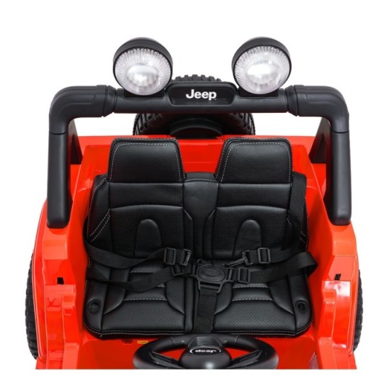 JOKO Elektrické atutíčko Jeep Wrangler Rubicon LIFT, oranžové