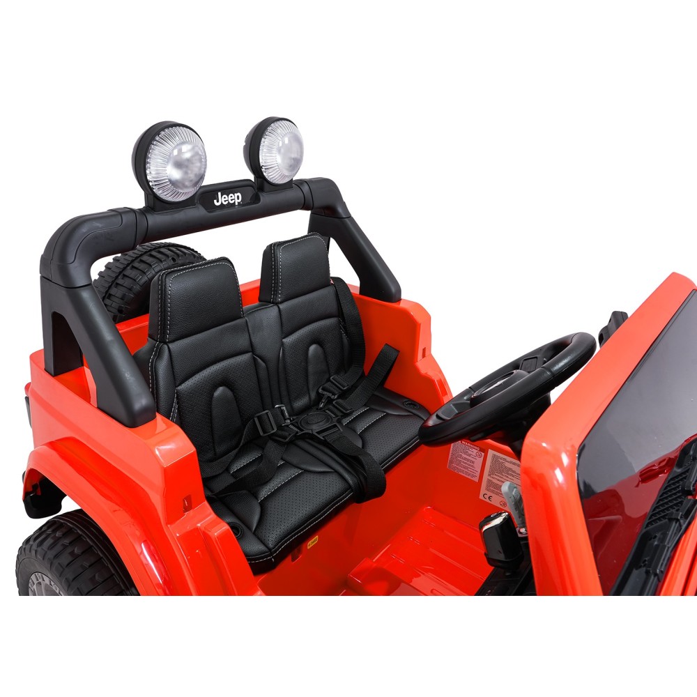 JOKO Elektrické atutíčko Jeep Wrangler Rubicon LIFT, oranžové