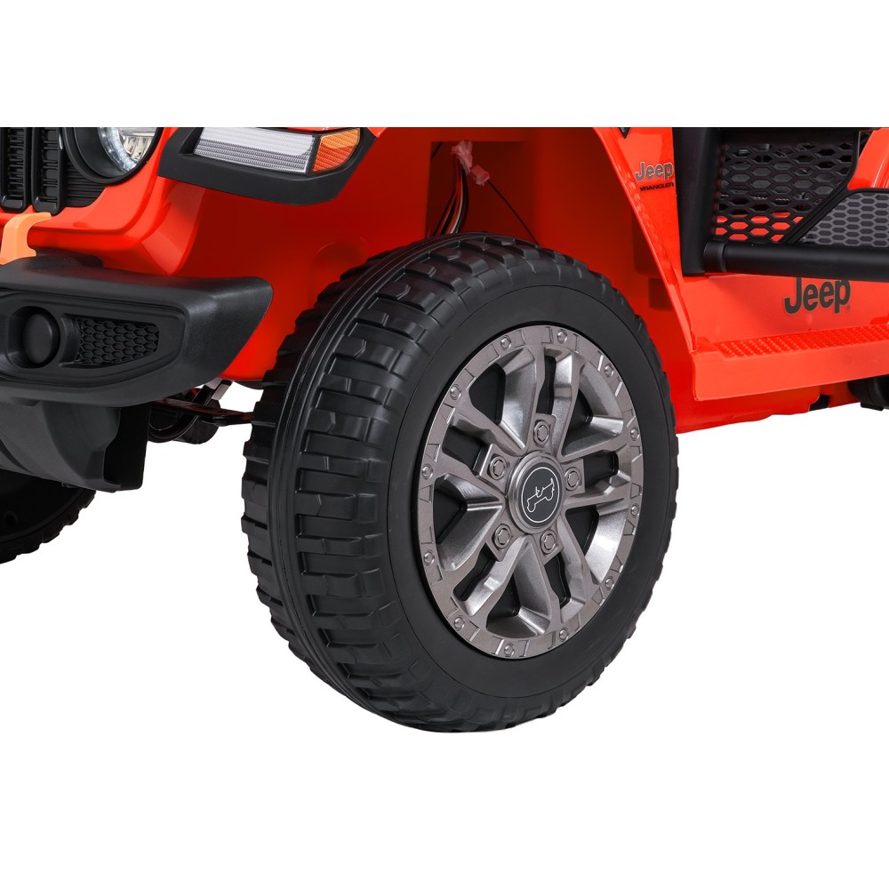 JOKO Elektrické atutíčko Jeep Wrangler Rubicon LIFT, oranžové