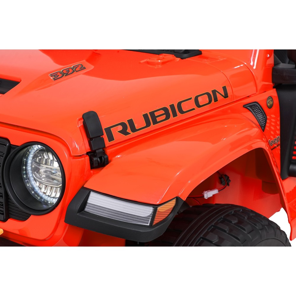 JOKO Elektrické atutíčko Jeep Wrangler Rubicon LIFT, oranžové