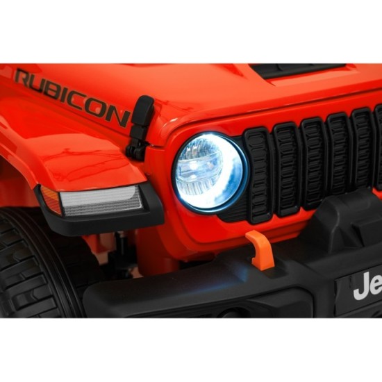 JOKO Elektrické atutíčko Jeep Wrangler Rubicon LIFT, oranžové