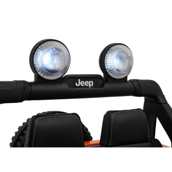JOKO Elektrické atutíčko Jeep Wrangler Rubicon LIFT, oranžové
