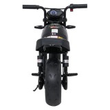 JOKO Elektrická motorka SUPERMOTO 300W 24V, kožené sedadlo, penové kolesá, nosnosť 50kg, čierna