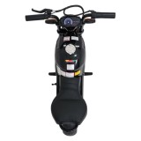 JOKO Elektrická motorka SUPERMOTO 300W 24V, kožené sedadlo, penové kolesá, nosnosť 50kg, čierna