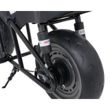JOKO Elektrická motorka SUPERMOTO 300W 24V, kožené sedadlo, penové kolesá, nosnosť 50kg, čierna