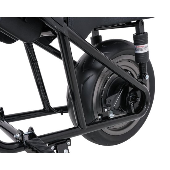 JOKO Elektrická motorka SUPERMOTO 300W 24V, kožené sedadlo, penové kolesá, nosnosť 50kg, čierna