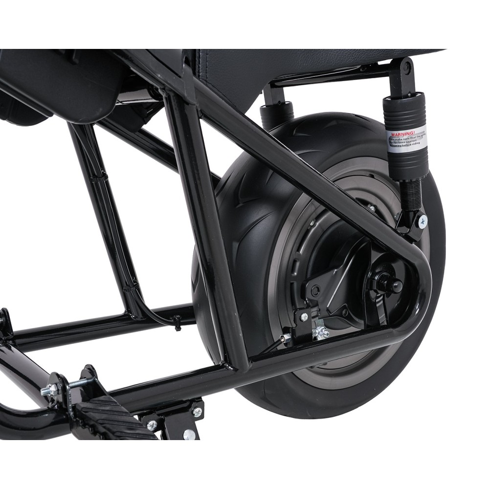 JOKO Elektrická motorka SUPERMOTO 300W 24V, kožené sedadlo, penové kolesá, nosnosť 50kg, čierna