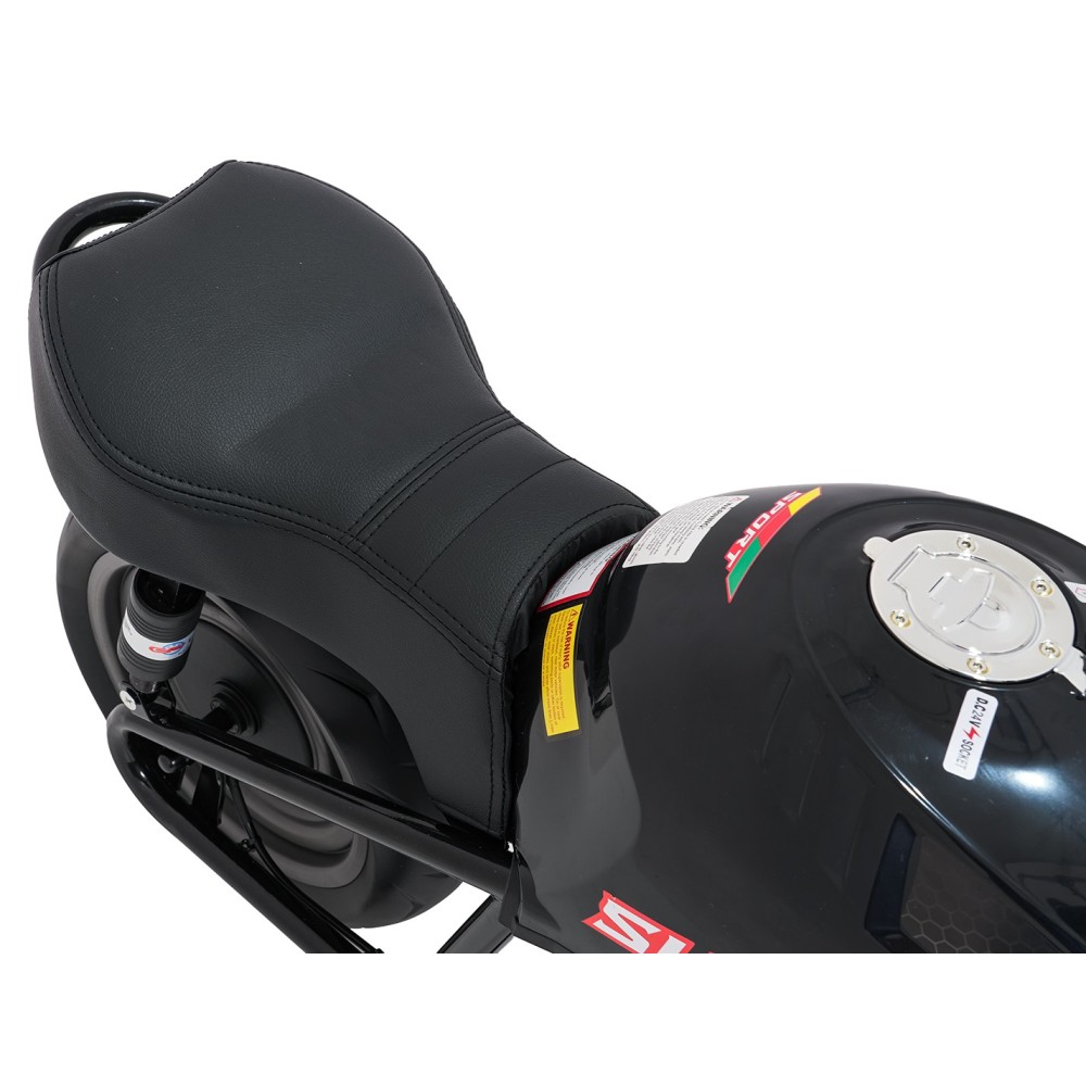 JOKO Elektrická motorka SUPERMOTO 300W 24V, kožené sedadlo, penové kolesá, nosnosť 50kg, čierna