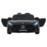 JOKO Mercedes Benz GT63 AMG 4x200W, Dvojmiestne Kožené sedadlo, nosnosť 90kg, penové kolesá, čierne