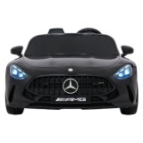 JOKO Mercedes Benz GT63 AMG 4x200W, Dvojmiestne Kožené sedadlo, nosnosť 90kg, penové kolesá, čierne