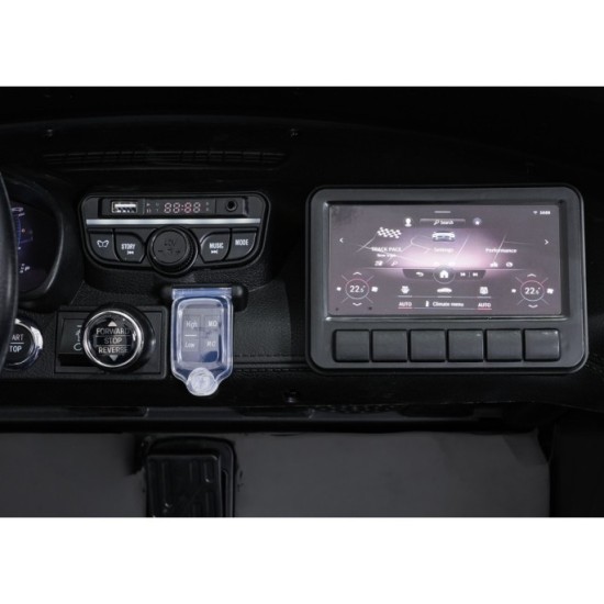 JOKO Mercedes Benz GT63 AMG 4x200W, Dvojmiestne Kožené sedadlo, nosnosť 90kg, penové kolesá, čierne