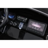 JOKO Mercedes Benz GT63 AMG 4x200W, Dvojmiestne Kožené sedadlo, nosnosť 90kg, penové kolesá, čierne