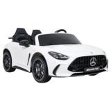 JOKO Mercedes Benz GT63 AMG 4x200W, Dvojmiestne Kožené sedadlo, nosnosť 90kg, penové kolesá, biele