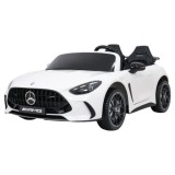 JOKO Mercedes Benz GT63 AMG 4x200W, Dvojmiestne Kožené sedadlo, nosnosť 90kg, penové kolesá, biele