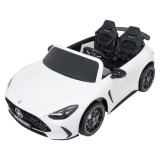 JOKO Mercedes Benz GT63 AMG 4x200W, Dvojmiestne Kožené sedadlo, nosnosť 90kg, penové kolesá, biele