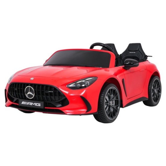 JOKO Mercedes Benz GT63 AMG 4x200W, Dvojmiestne Kožené sedadlo, nosnosť 90kg, penové kolesá, červené