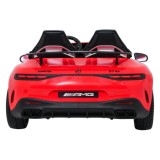 JOKO Mercedes Benz GT63 AMG 4x200W, Dvojmiestne Kožené sedadlo, nosnosť 90kg, penové kolesá, červené