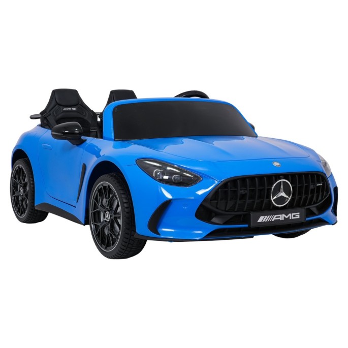 JOKO Mercedes Benz GT63 AMG 4x200W, Dvojmiestne Kožené sedadlo, nosnosť 90kg, penové kolesá, modré
