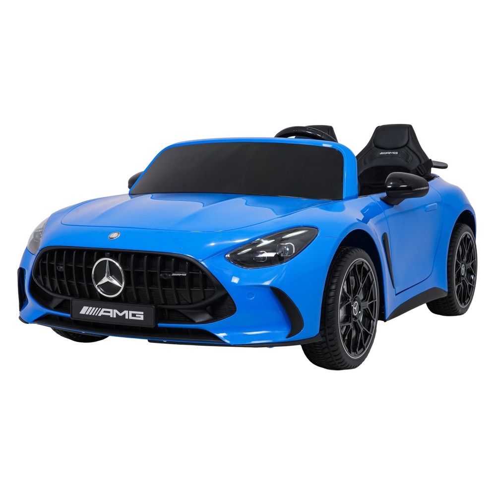JOKO Mercedes Benz GT63 AMG 4x200W, Dvojmiestne Kožené sedadlo, nosnosť 90kg, penové kolesá, modré