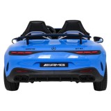 JOKO Mercedes Benz GT63 AMG 4x200W, Dvojmiestne Kožené sedadlo, nosnosť 90kg, penové kolesá, modré