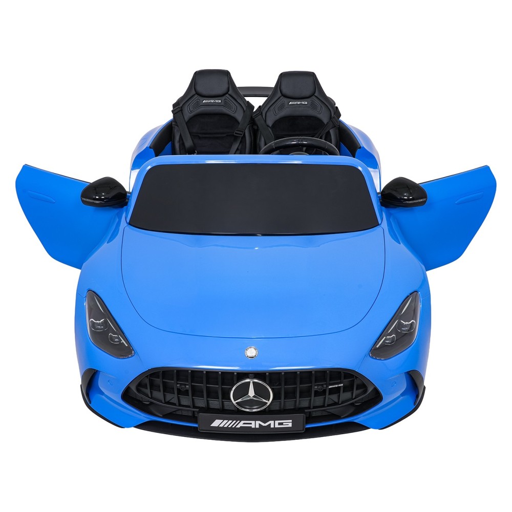 JOKO Mercedes Benz GT63 AMG 4x200W, Dvojmiestne Kožené sedadlo, nosnosť 90kg, penové kolesá, modré