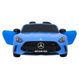 JOKO Mercedes Benz GT63 AMG 4x200W, Dvojmiestne Kožené sedadlo, nosnosť 90kg, penové kolesá, modré