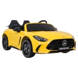 JOKO Mercedes Benz GT63 AMG 4x200W, Dvojmiestne Kožené sedadlo, nosnosť 90kg, penové kolesá, žlté