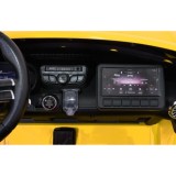 JOKO Mercedes Benz GT63 AMG 4x200W, Dvojmiestne Kožené sedadlo, nosnosť 90kg, penové kolesá, žlté