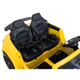 JOKO Mercedes Benz GT63 AMG 4x200W, Dvojmiestne Kožené sedadlo, nosnosť 90kg, penové kolesá, žlté