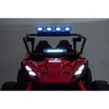 JOKO Elektrické autíčko Buggy TURBO 4x200W 24V, penové kolesá, kožené sedadlo, nosnosť 50kg, červené