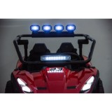 JOKO Elektrické autíčko Buggy TURBO 4x200W 24V, penové kolesá, kožené sedadlo, nosnosť 50kg, červené
