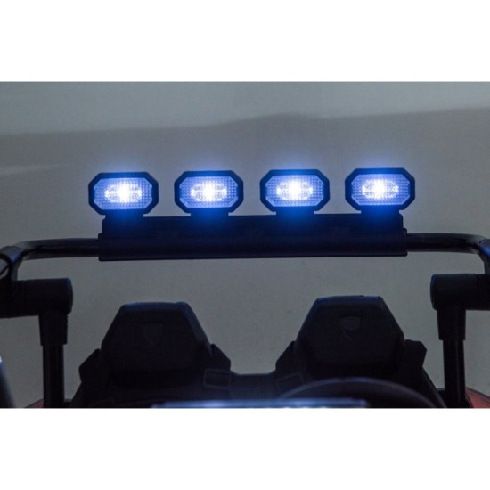 JOKO Elektrické autíčko Buggy TURBO 4x200W 24V, penové kolesá, kožené sedadlo, nosnosť 50kg, červené