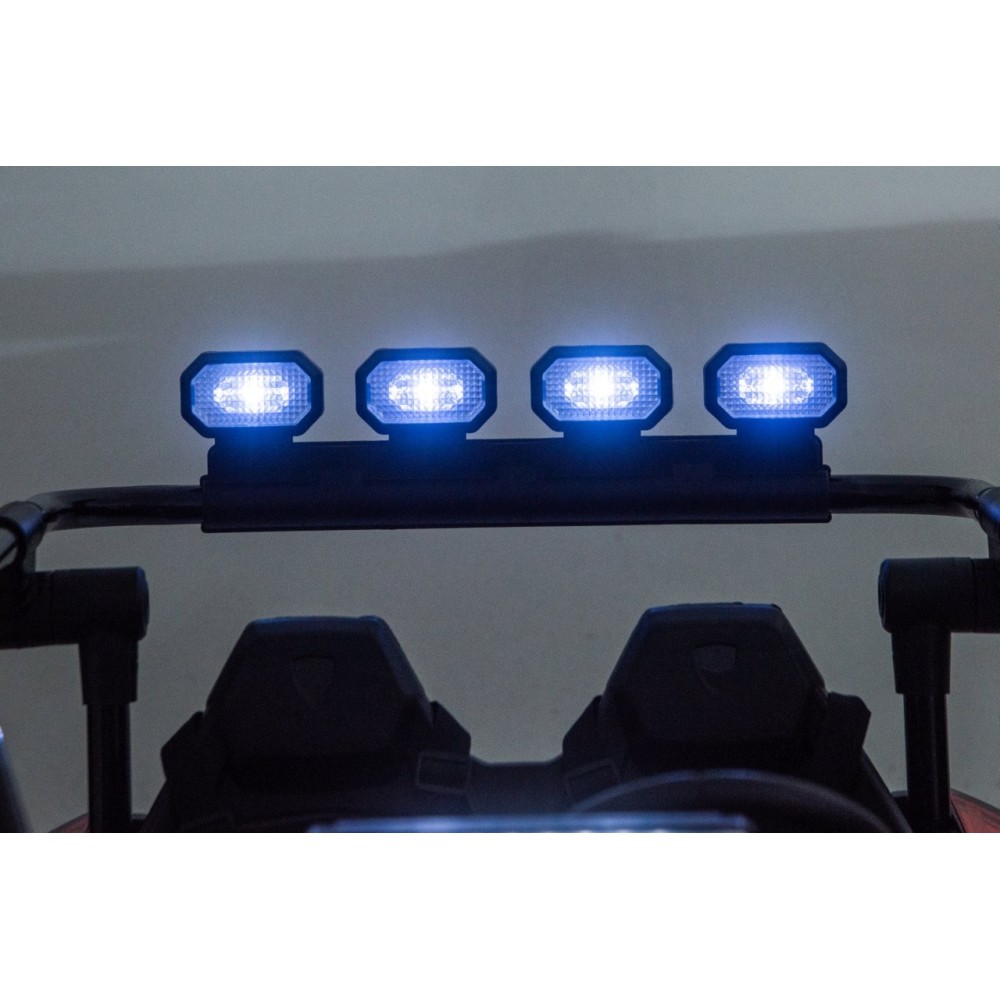 JOKO Elektrické autíčko Buggy TURBO 4x200W 24V, penové kolesá, kožené sedadlo, nosnosť 50kg, červené