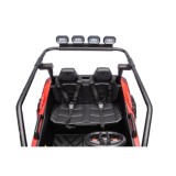 JOKO Elektrické autíčko Buggy TURBO 4x200W 24V, penové kolesá, kožené sedadlo, nosnosť 50kg, červené