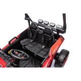 JOKO Elektrické autíčko Buggy TURBO 4x200W 24V, penové kolesá, kožené sedadlo, nosnosť 50kg, červené