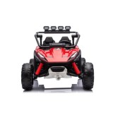 JOKO Elektrické autíčko Buggy TURBO 4x200W 24V, penové kolesá, kožené sedadlo, nosnosť 50kg, červené