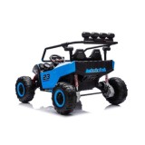 JOKO Elektrické autíčko Buggy TURBO 4x200W 24V, penové kolesá, kožené sedadlo, nosnosť 50kg, modré