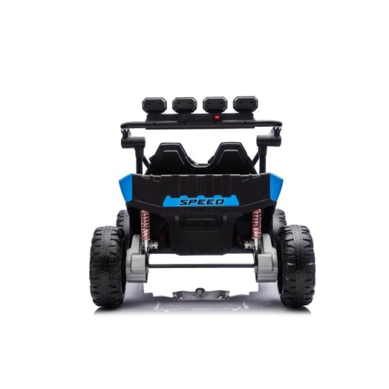 JOKO Elektrické autíčko Buggy TURBO 4x200W 24V, penové kolesá, kožené sedadlo, nosnosť 50kg, modré