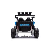 JOKO Elektrické autíčko Buggy TURBO 4x200W 24V, penové kolesá, kožené sedadlo, nosnosť 50kg, modré