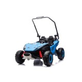 JOKO Elektrické autíčko Buggy TURBO 4x200W 24V, penové kolesá, kožené sedadlo, nosnosť 50kg, modré