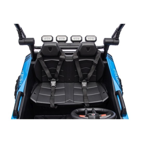 JOKO Elektrické autíčko Buggy TURBO 4x200W 24V, penové kolesá, kožené sedadlo, nosnosť 50kg, modré
