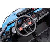 JOKO Elektrické autíčko Buggy TURBO 4x200W 24V, penové kolesá, kožené sedadlo, nosnosť 50kg, modré